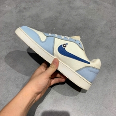 Nike Ebernon Low White University Blue - HJ3490-141 - Size 42.5 - GIÀY 2HAND CHÍNH HÃNG PVN25605