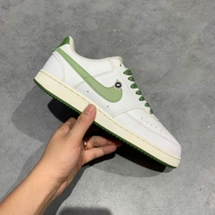 Nike Court Vision Low Next Nature White Oil Green - FJ5480-100 - Size 42 - GIÀY 2HAND CHÍNH HÃNG PVN25538