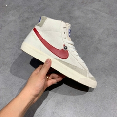 Nike Blazer Mid '77 Athletic Club White Gym Red - DH7694-100 - Size 42.5 - GIÀY 2HAND CHÍNH HÃNG PVN25559