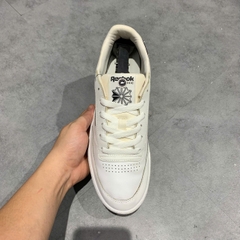 Reebok Club C 85 Emboss Chalk Black - BS9526 - Size 40.5 - GIÀY 2HAND CHÍNH HÃNG PVN26070