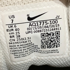 Nike Ebernon Low Triple White - AQ1775-100 - Size 40 - GIÀY 2HAND CHÍNH HÃNG PVN25771