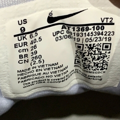Nike Legend React 2 White Pure Platinum - AT1369-100 - Size 40.5 - GIÀY 2HAND CHÍNH HÃNG PVN25758