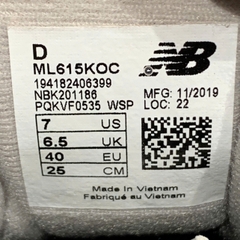 New Balance 615 White Grey - ML615KOC - Size 40 - GIÀY 2HAND CHÍNH HÃNG PVN26103