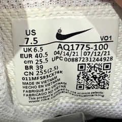 Nike Ebernon Low Triple White - AQ1775-100 - Size 40.5 - GIÀY 2HAND CHÍNH HÃNG PVN25987
