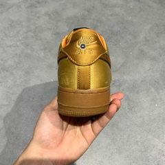 Nike Air Force 1 '07 LV8 Quilted Satin Club Gold - CU6724-777 - Size 41 - GIÀY 2HAND CHÍNH HÃNG PVN25763
