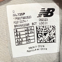 New Balance 725 'Grey' - ML725P - Size 41.5 - GIÀY 2HAND CHÍNH HÃNG PVN26125