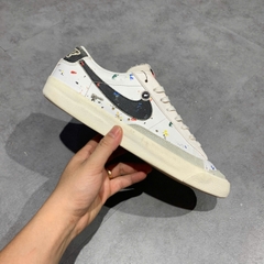 Nike Blazer Low '77 Paint Splatter - DJ1517-100 - Size 44.5 - GIÀY 2HAND CHÍNH HÃNG PVN26212