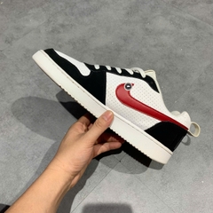 Nike Court Borough Low White Gym Red Black - 838937-102 - Size 42.5 - GIÀY 2HAND CHÍNH HÃNG PVN25576