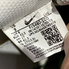 Nike Court Vision Low Next Nature 'White Oil Green' - FJ5480-100 - Size 42.5 - GIÀY 2HAND CHÍNH HÃNG PVN25517