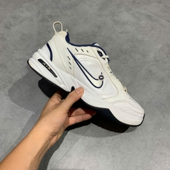 Nike Air Monarch IV White Navy - 415445-102 - Size 43 - GIÀY 2HAND CHÍNH HÃNG PVN26415