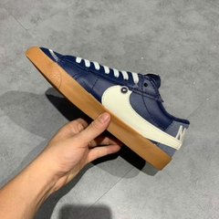 Nike Blazer Low '77 Jumbo Midnight Navy Gum - DR9865-400 - Size 42.5 - GIÀY 2HAND CHÍNH HÃNG PVN26063