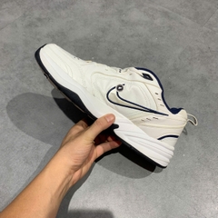 Nike Air Monarch IV White Navy - 415445-102 - Size 44.5 - GIÀY 2HAND CHÍNH HÃNG PVN26335