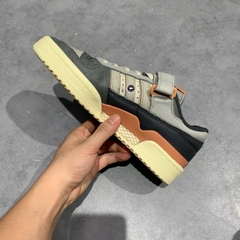 adidas Forum Low Grey Focus Orange - GX4576 - Size 40 2/3 - GIÀY 2HAND CHÍNH HÃNG PVN26410