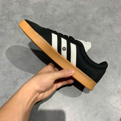 Adidas VL Court 2.0 Black White Gum - FW2758 - Size 40 2/3 - GIÀY 2HAND CHÍNH HÃNG PVN26306