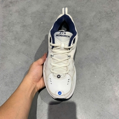 Nike Air Monarch IV White Navy - 415445-102 - Size 40 - GIÀY 2HAND CHÍNH HÃNG PVN26377