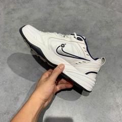 Nike Air Monarch IV White Navy - 415445-102 - Size 40 - GIÀY 2HAND CHÍNH HÃNG PVN26407
