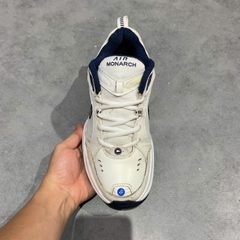 Nike Air Monarch IV White Navy - 415445-102 - Size 40.5 - GIÀY 2HAND CHÍNH HÃNG PVN26296