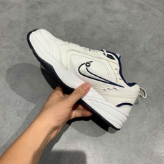Nike Air Monarch IV White Navy - 415445-102 - Size 41 - GIÀY 2HAND CHÍNH HÃNG PVN26359