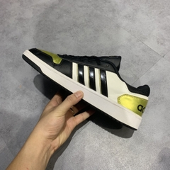 Adidas neo Hoops 2.0 'Black Gold White' H01196 SIZE 42 2/3 PVN11090