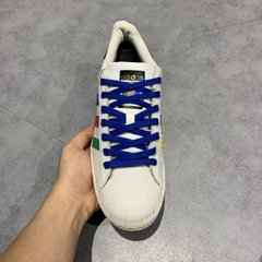 2hand Giày Adidas Superstar Colorful Trefoil Cloud White FU9521 SIZE 41 1/3 pvn13056