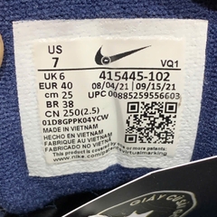 NIKE AIR MONARCH IV 'WHITE/NAVY' 415445 SIZE 40 GIÀY 2HAND CHÍNH HÃNG PVN19650