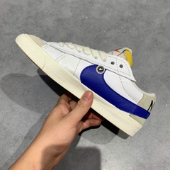 NIKE BLAZER LOW ’77 JUMBO “WHITE OLD ROYAL” DQ8768-100 SIZE 40 GIÀY 2HAND CHÍNH HÃNG PVN19598