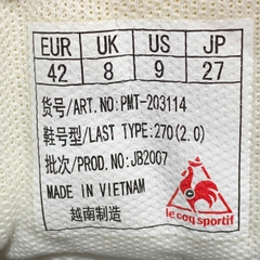 LE COQ SPORTIF PROVENCALE – SIZE 42 GIÀY 2HAND CHÍNH HÃNG – PVN19537