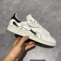 Giày 2hand Adidas Mickey Mouse x Stan Smith Black  FW2895 SIZE 38 2/3