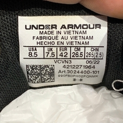 Giày 2hand Under Armour Charged Rogue 2.5 'White Black' 3024400-101 SIZE 42