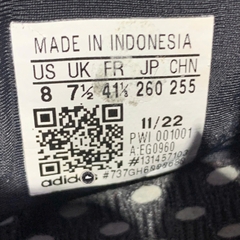 Giày 2hand Core Black Grey Six' EG0960 SIZE 41 1/3 pvn17661