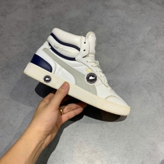 PUMA RALPH SAMPSON MID 'WHITE GRAY VIOLET' 370847-04 SIZE 40 - GIÀY 2HAND CHÍNH HÃNG PVN17832