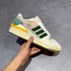 ADIDAS FORUM EXHIBIT LOW 'WHITE GREEN YELLOW' GW4360 SIZE 42 2/3 - GIÀY 2HAND CHÍNH HÃNG