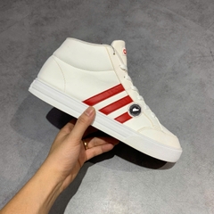 ADIDAS NEO VS SET MID 'WHITE RED' FW5673 SIZE 46 - GIÀY 2HAND CHÍNH HÃNG PVN17786