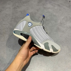 NIKE AIR JORDAN 14 RETRO 'WOLF GREY' 487471-004 SIZE 41 - GIÀY 2HAND CHÍNH HÃNG PVN17953