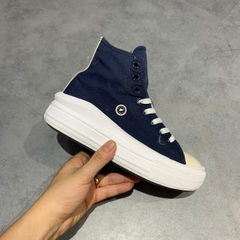 CONVERSE CHUCK TAYLOR ALL STAR MOVE HIGH 'ANODIZED METALS - OBSIDIAN' 570261C SIZE 37 - GIÀY 2HAND CHÍNH HÃNG