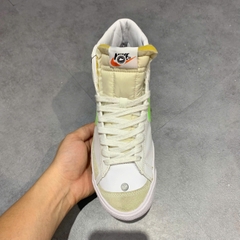 GIÀY NIKE BLAZER MID '77 ESSENTIAL TRẮNG/NEON DJ3050-100 SIZE 37.5