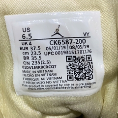 AIR JORDAN 1 MID LEMON YELLOW 6587‑200 SIZE 37.5 - GIÀY 2HAND CHÍNH HÃNG