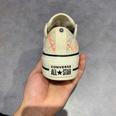 CONVERSE CHUCK TAYLOR ALL STAR LOW 'BOHO CROCHET' 568278C SIZE 36.5 - GIÀY 2HAND CHÍNH HÃNG