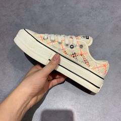 CONVERSE CHUCK TAYLOR ALL STAR LOW 'BOHO CROCHET' 568278C SIZE 36.5 - GIÀY 2HAND CHÍNH HÃNG