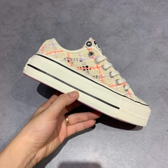CONVERSE CHUCK TAYLOR ALL STAR LOW 'BOHO CROCHET' 568278C SIZE 36.5 - GIÀY 2HAND CHÍNH HÃNG