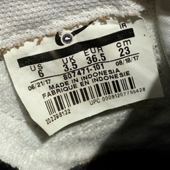 GIÀY NIKE CLASSIC CORTEZ LEATHER 'WHITE BLACK' 807471-101 SIZE 36.5 - GIÀY 2HAND CHÍNH HÃNG