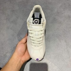 GIÀY NIKE CLASSIC CORTEZ LEATHER 'WHITE BLACK' 807471-101 SIZE 36.5 - GIÀY 2HAND CHÍNH HÃNG