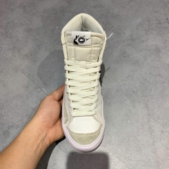 GIÀY NIKE BLAZER MID '77 GS FM PACK - WHITE BLACK DR7893-100 SIZE 37.5 - GIÀY 2HAND CHÍNH HÃNG
