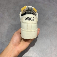 GIÀY NIKE BLAZER LOW PLATFORM 'TRIPLE SAIL' DJ0292-105 SIZE 37.5 - GIÀY 2HAND CHÍNH HÃNG