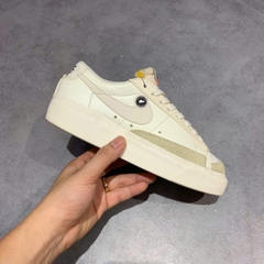 GIÀY NIKE BLAZER LOW PLATFORM 'TRIPLE SAIL' DJ0292-105 SIZE 37.5 - GIÀY 2HAND CHÍNH HÃNG
