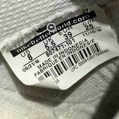 GIÀY NIKE CLASSIC CORTEZ LEATHER 'WHITE BLACK' 807471-101 SIZE 39 - GIÀY 2HAND CHÍNH HÃNG