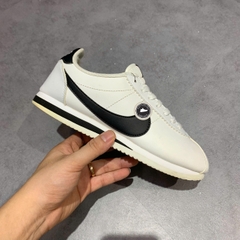 GIÀY NIKE CLASSIC CORTEZ LEATHER 'WHITE BLACK' 807471-101 SIZE 39 - GIÀY 2HAND CHÍNH HÃNG