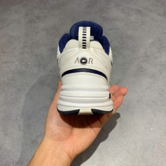 GIÀY NIKE AIR MONARCH IV WHITE METALLIC SILVER 415445-102 SIZE 41 - GIÀY 2HAND CHÍNH HÃNG