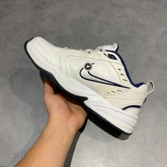 GIÀY NIKE AIR MONARCH IV WHITE METALLIC SILVER 415445-102 SIZE 41 - GIÀY 2HAND CHÍNH HÃNG