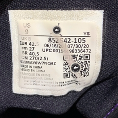 NIKE AIR JORDAN 1 MID SE VARSITY PURPLE 852542 105 SIZE 42.5 - GIÀY 2HAND CHÍNH HÃNG